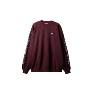 032C Long-Sleeve Cotton Sweatshirt With Gothic Text
